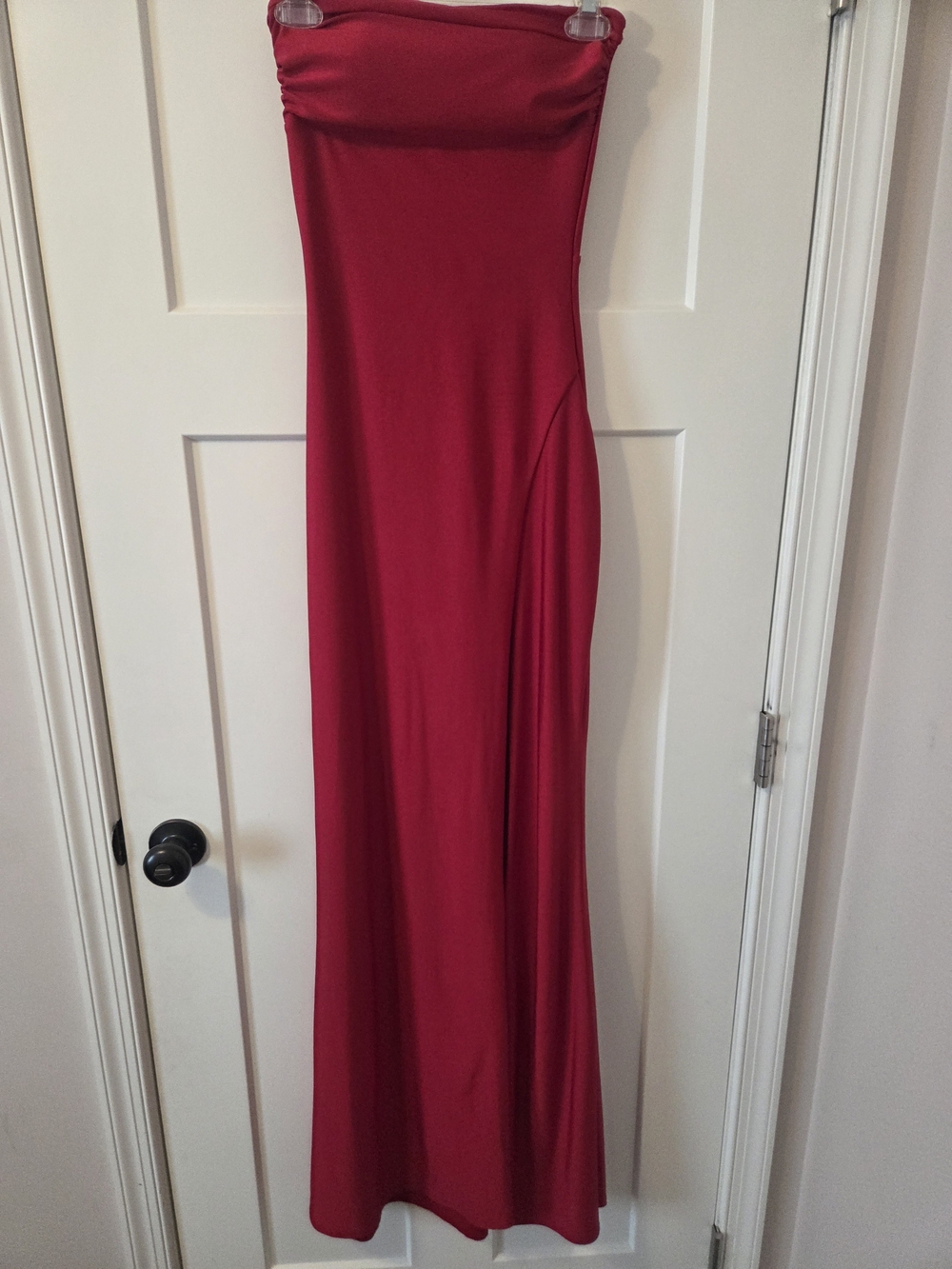 Windsor Strapless Scarlet Maxi Dress